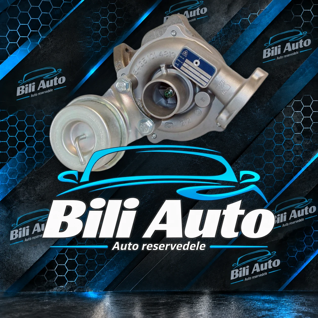 Turbolader Fiat 500 Punto Doblo Qubo Panda Fiorino Lancia Ypsilon Opel KP35-0018, renoveret