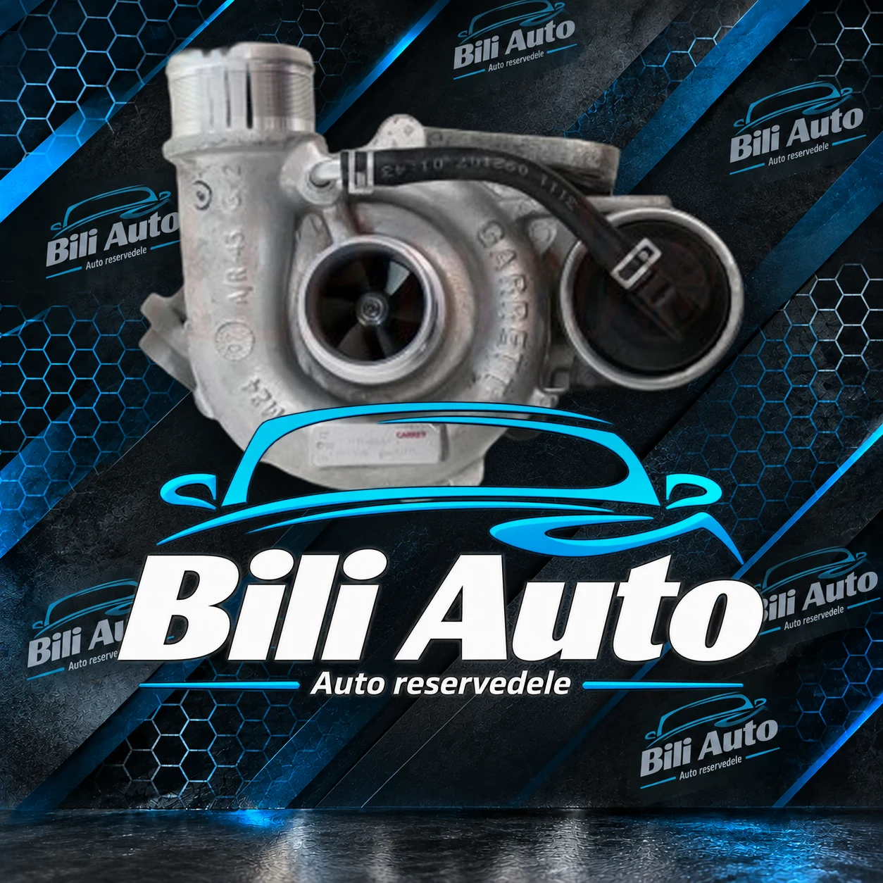 Turbolader Citroen Xantia Peugeot 406 1.9 TD 90 92 HK 375A1 0375A3 454171-0005, renoveret
