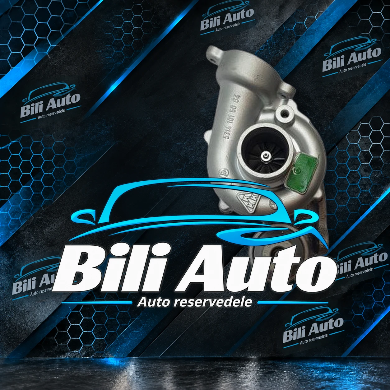 Turbolader Citroen Xantia Peugeot 406 1.9 D 90 HK 037572 037573 037574 53149707024, renoveret