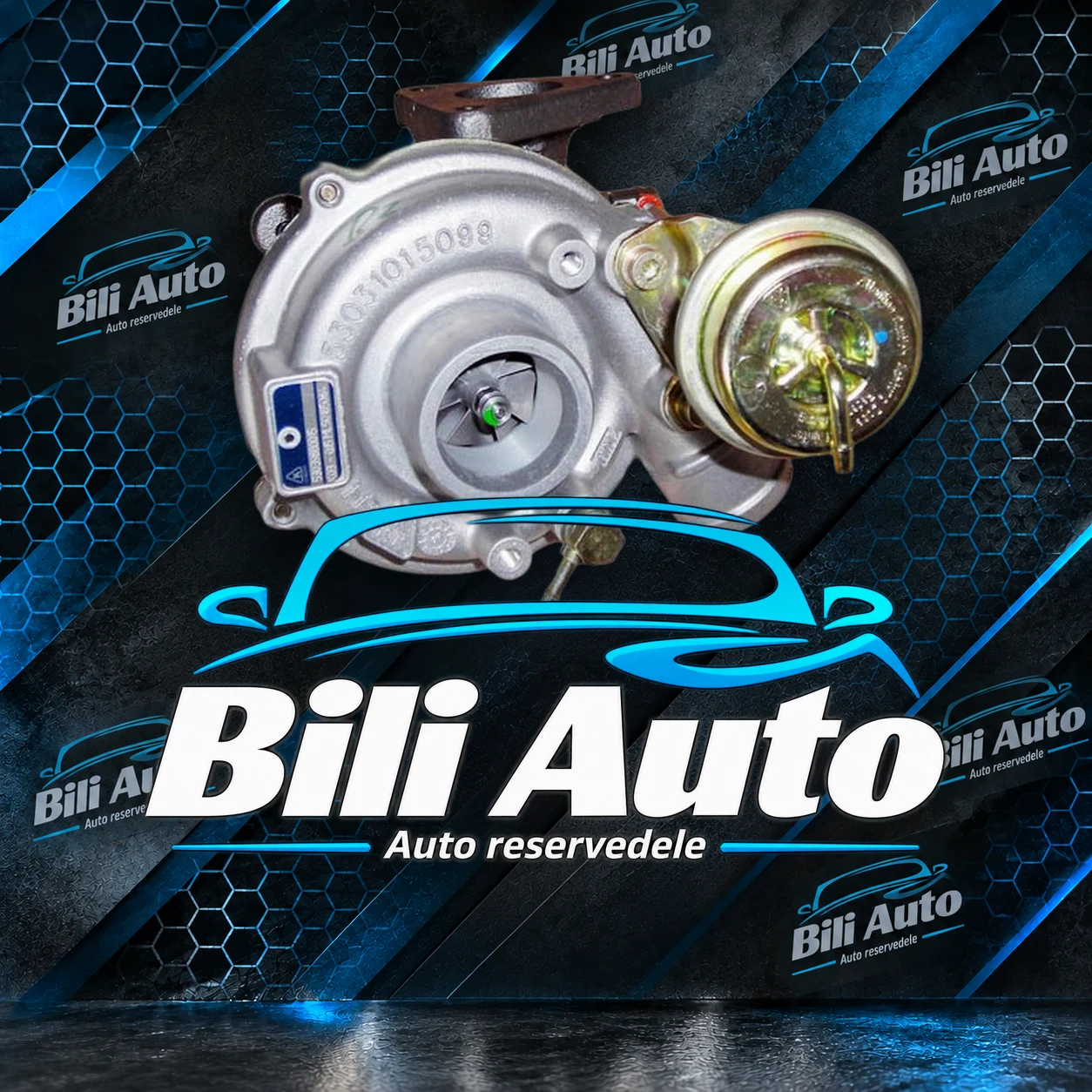 Turbolader Audi A3 Skoda Octavia Seat Leon Toledo VW Golf Bora 1.9 TDI 90 K03-015, renoveret