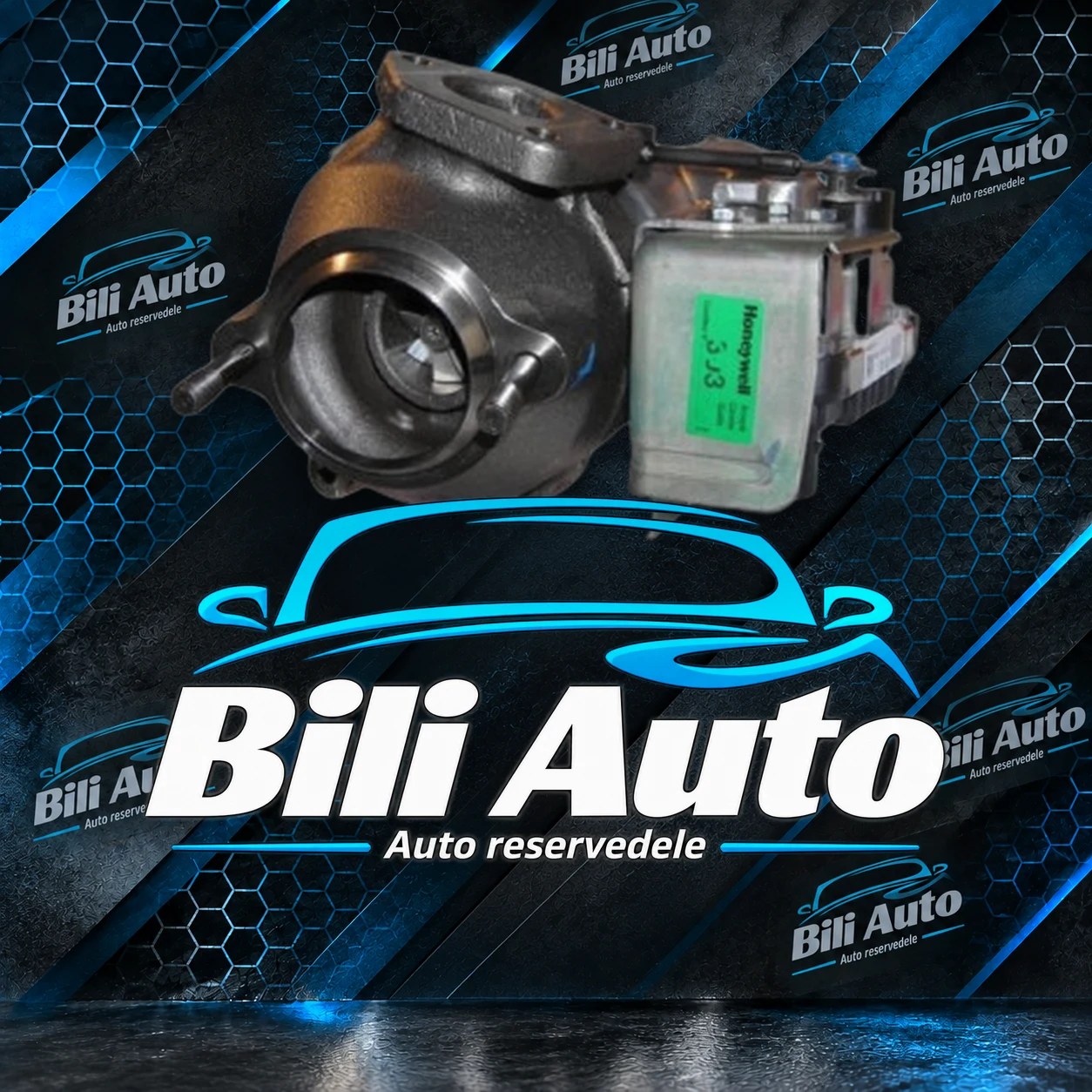 Turbolader Alpina 530 D E39 245 HK 1162707 716484-5001S, renoveret