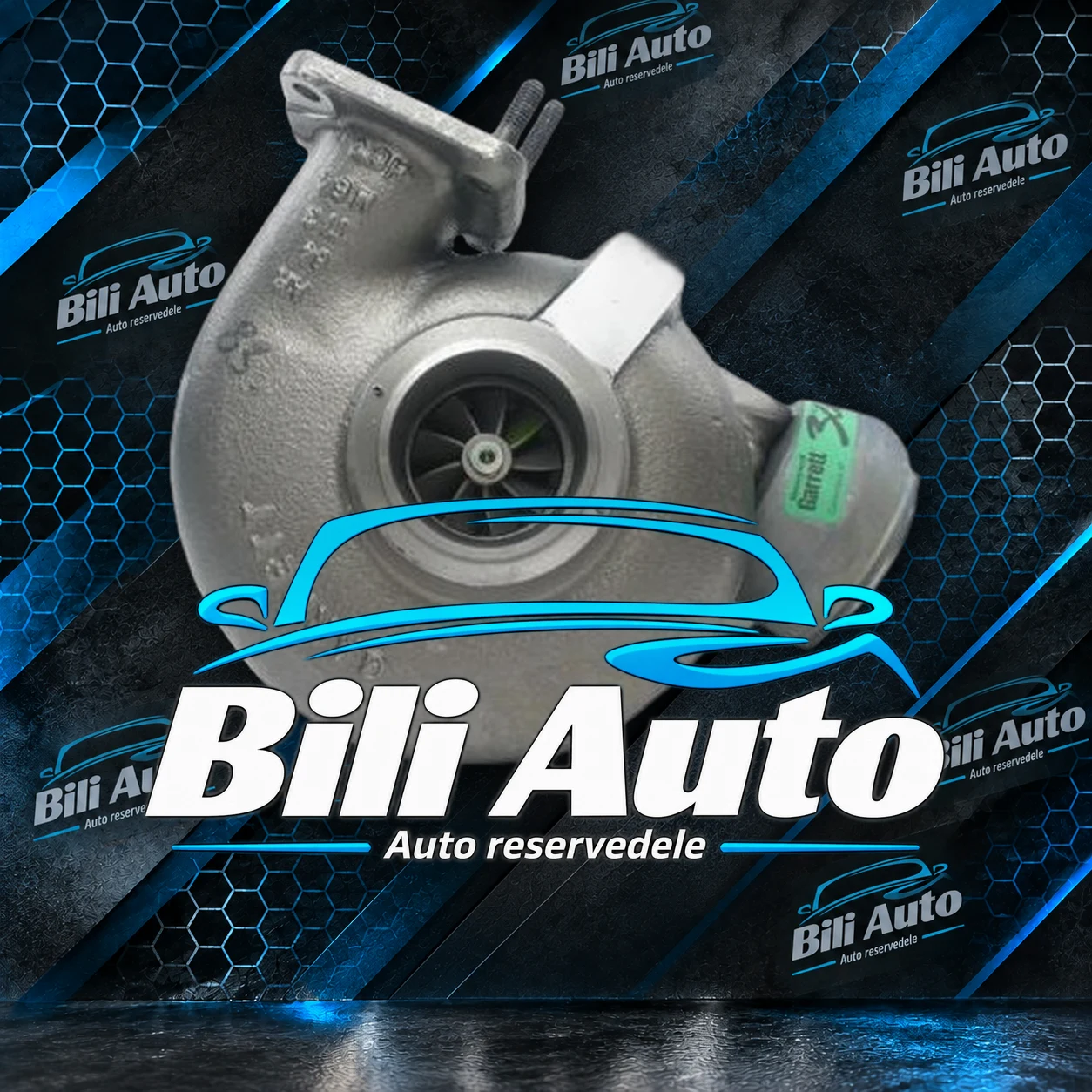 Turbolader Alfa Romeo 156 166 Lancia Thesis 2.4 JTD 140 175 HK 717662-0001, renoveret