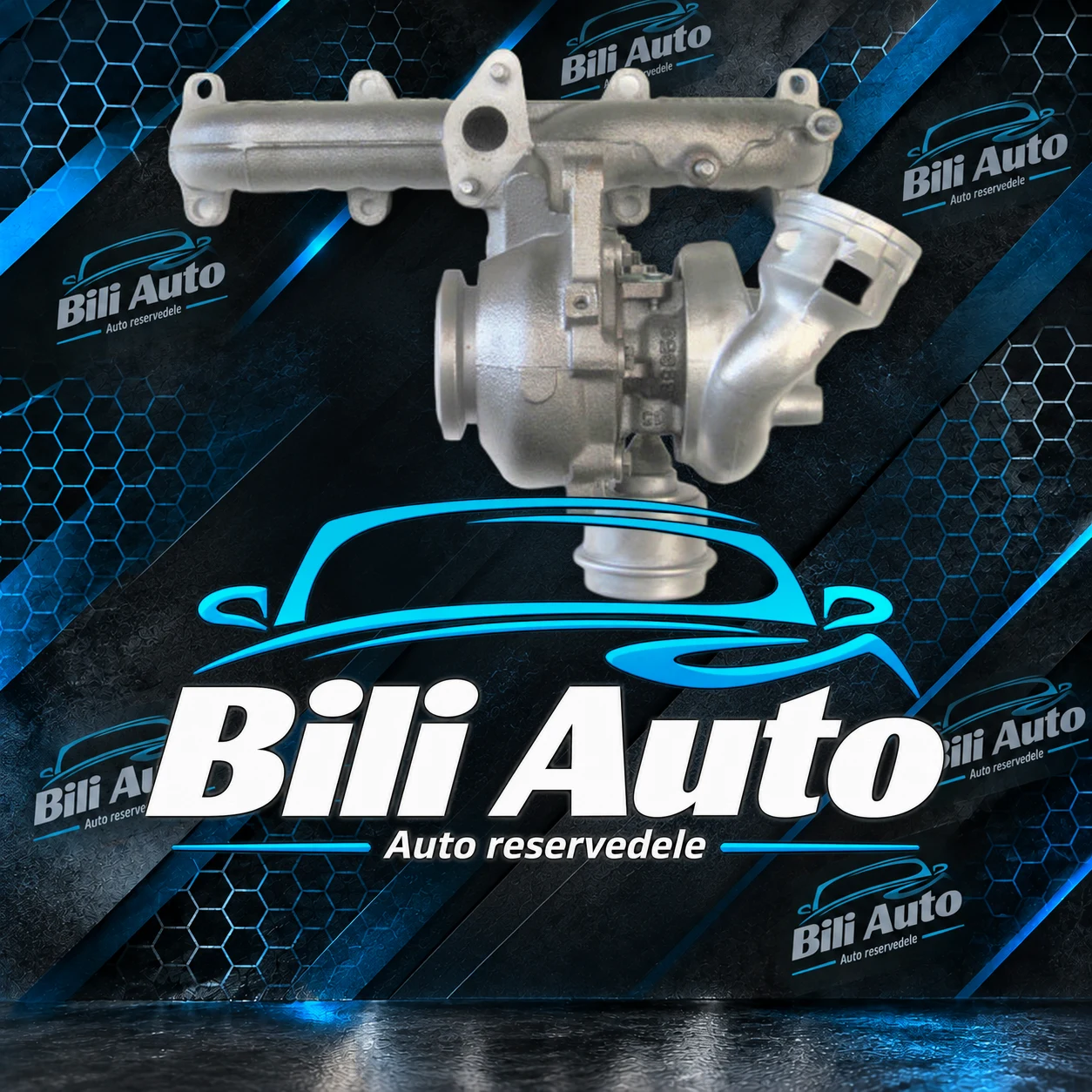 Turbolader A3 Golf Jetta Caddy Touran 1.9 105 HK BLS BSU BV39-48 BV39-0048, renoveret