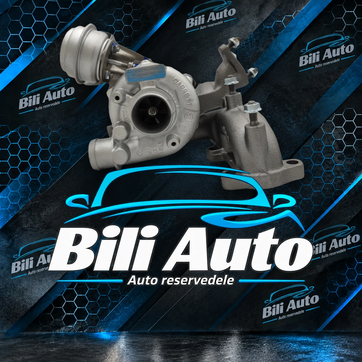 Turbolader A3 Galaxy Alhambra Cordoba Ibiza Leon Toledo Fabia Octavia 713672-0001, renoveret