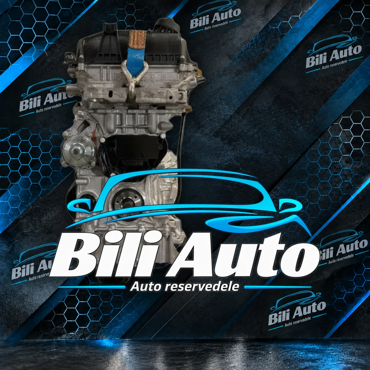 Citroen C3 1.2 HM01 82 HK 60kW ny long block EB2FAD - fabriksny motor - Billede 2