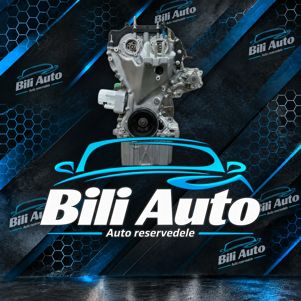 Ford B-Max 1.0 M1JA 101 HK 74kW ny long block - fabriksny motor