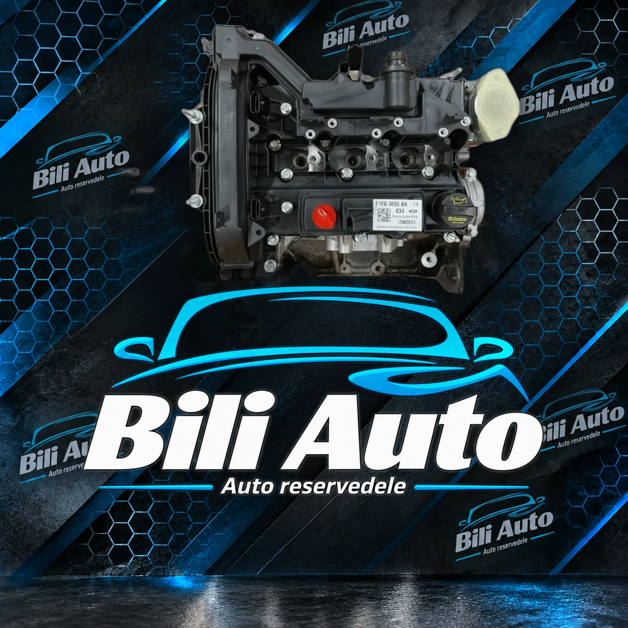 Ford B-Max 1.0 M1JA 101 HK 74kW ny long block - fabriksny motor - Billede 5
