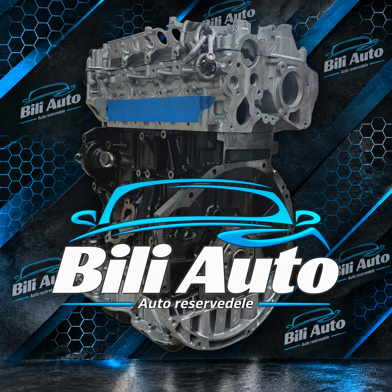 RENAULT MASTER III 2.3 DCI BI TURBO M9TF716 - renoveret motor (long block) - Billede 4