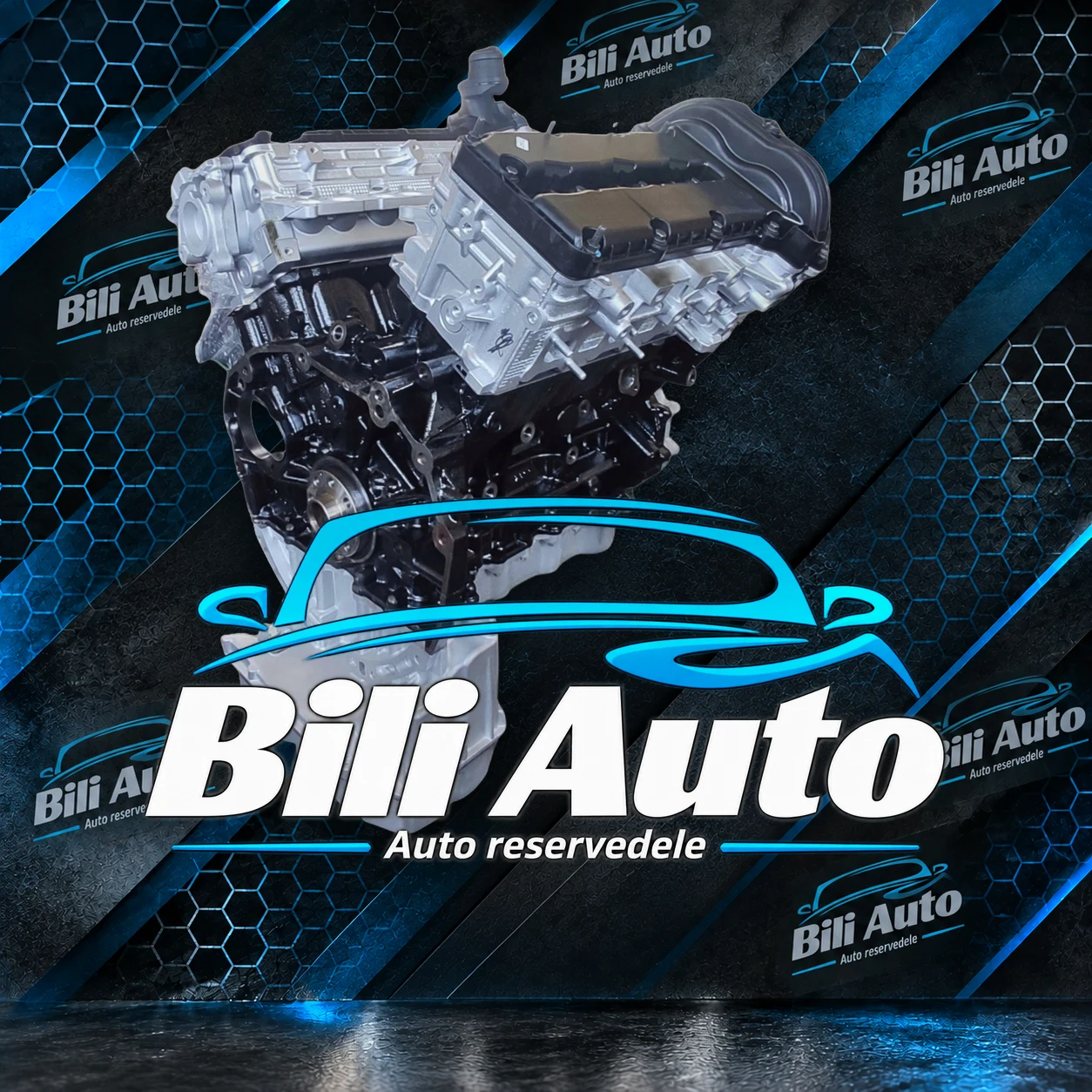 RAM 1500 dt 3.0 v6 diesel exh 5162111af - renoveret motor (long block) - Billede 2