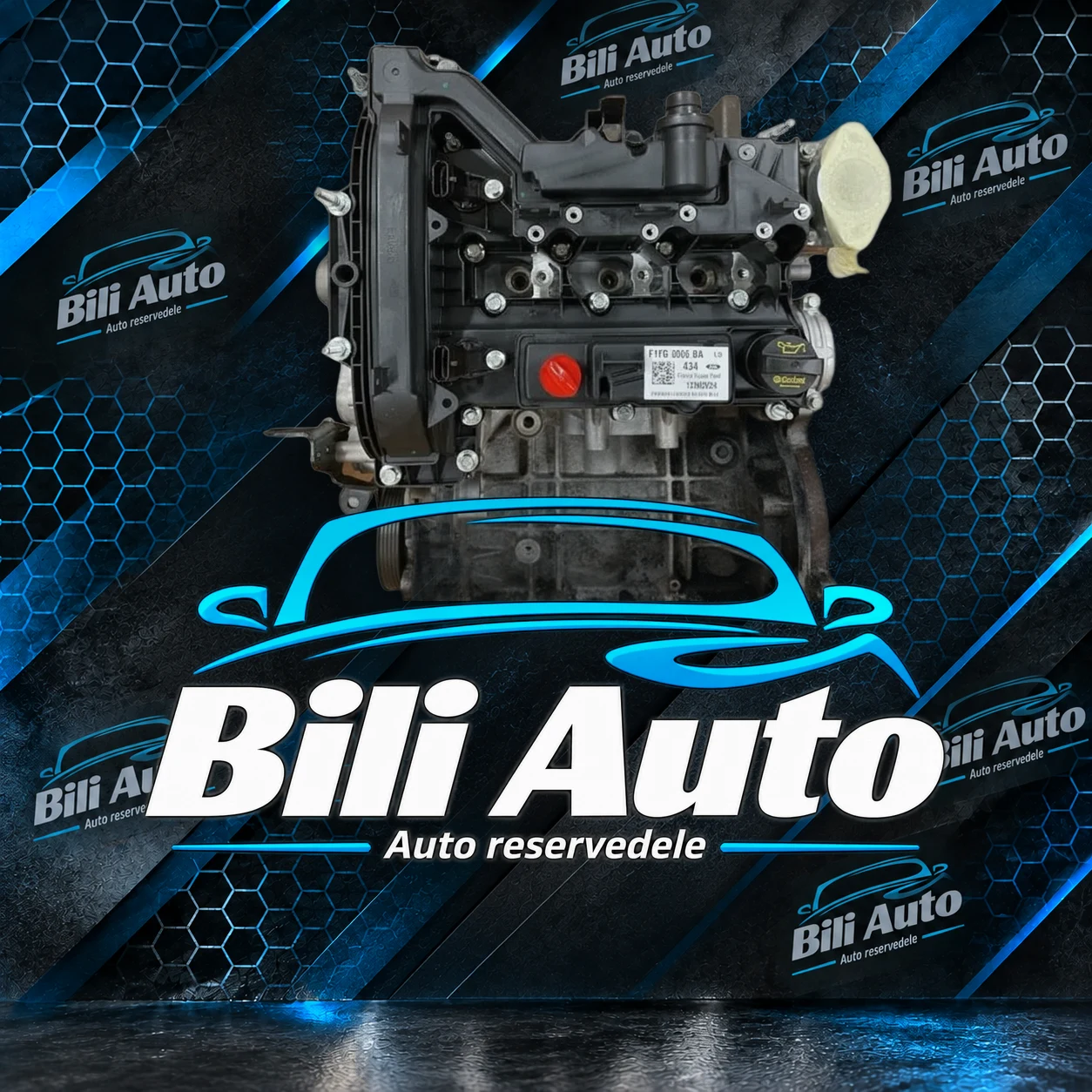 Ford Transit Courier 1.0 SFCB 101 HK 74kW ny long block - fabriksny motor - Billede 5