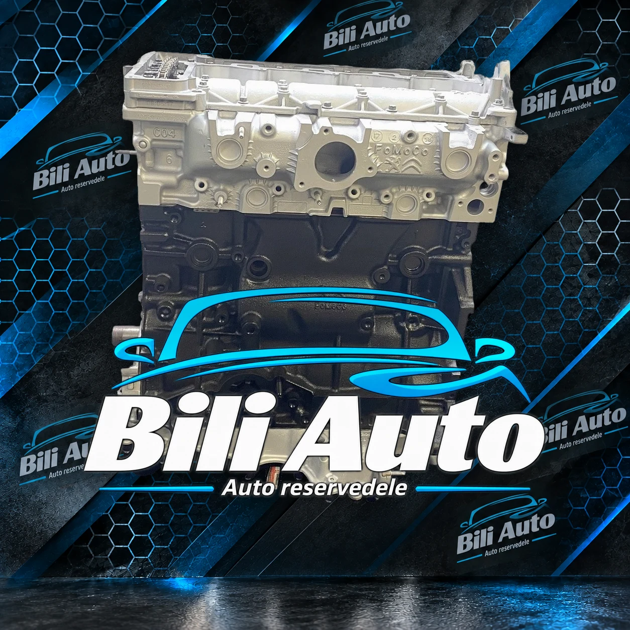 Citroen 2.0 BlueHDi AH01 - renoveret motor (long block) - Billede 3