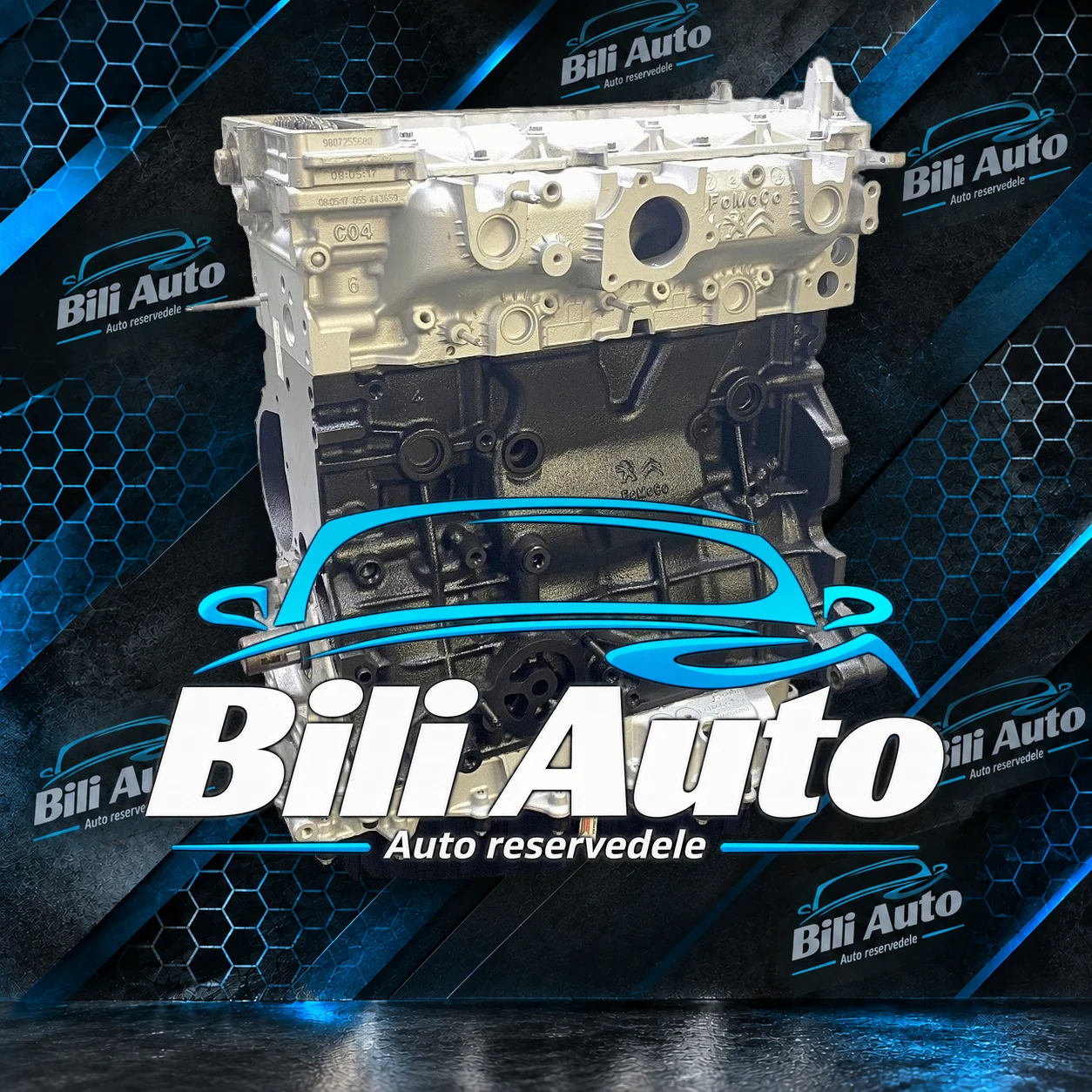 Citroen 2.0 BlueHDi DYZZ - renoveret motor (long block)