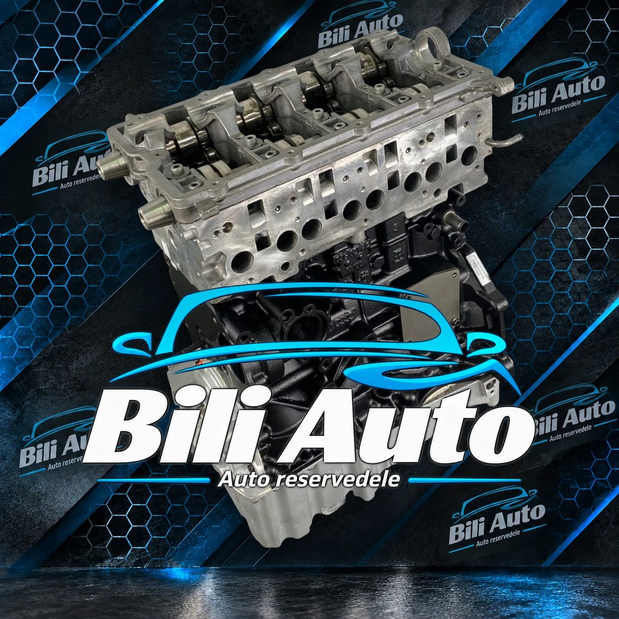 VW 2.0 TDI BLB BRD BMR BMN - renoveret motor (long block) - Billede 5