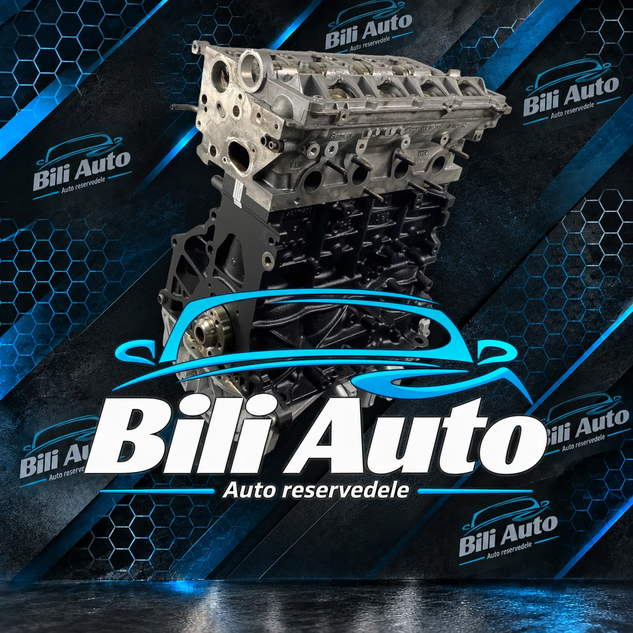 VW 2.0 TDI BLB BRD BMR BMN - renoveret motor (long block) - Billede 6
