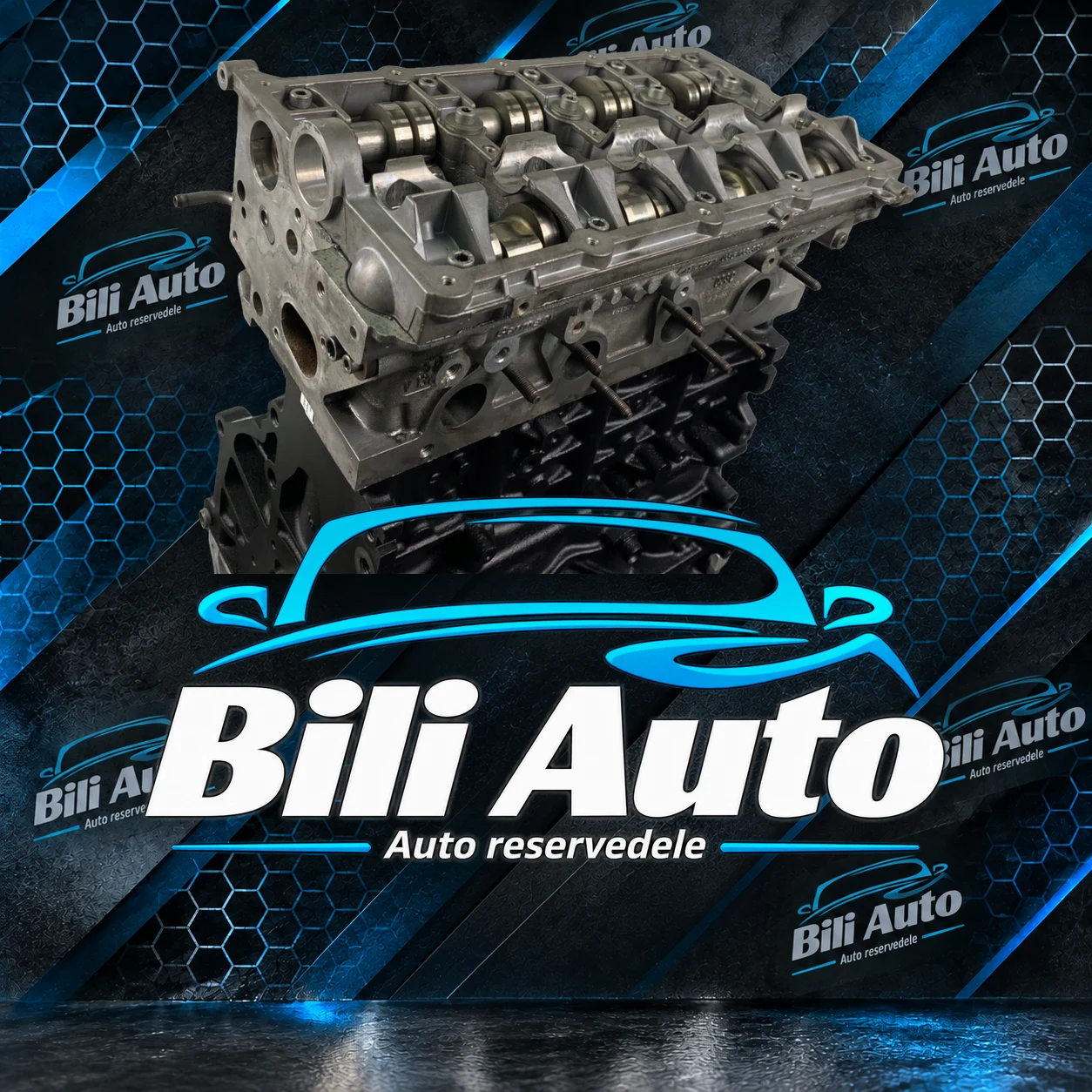 VW 2.0 TDI BLB BRD BMR BMN - renoveret motor (long block) - Billede 7