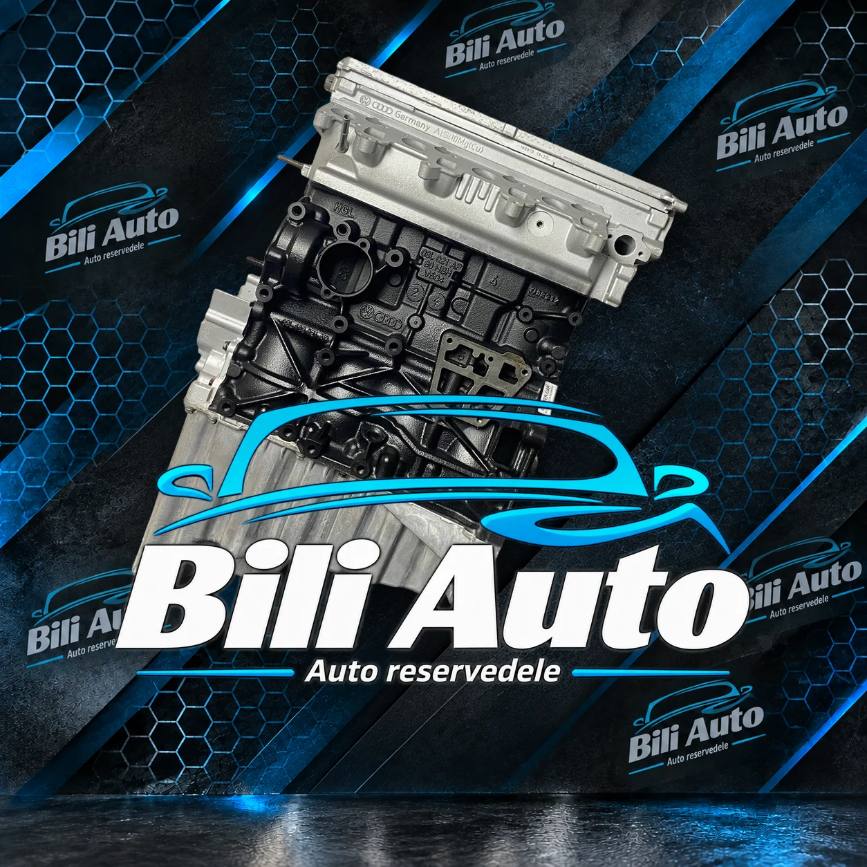 VW Amarok 2.0 Biturbo CNE CNEA - renoveret motor (long block) - Billede 3