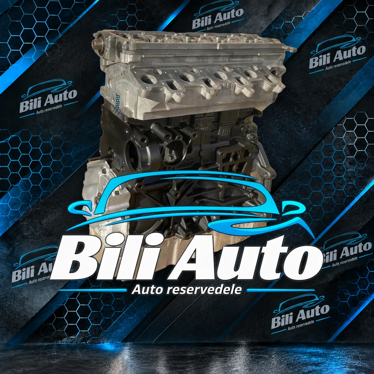 Audi 2.0 TDI CJC CJCA - renoveret motor (long block) - Billede 2
