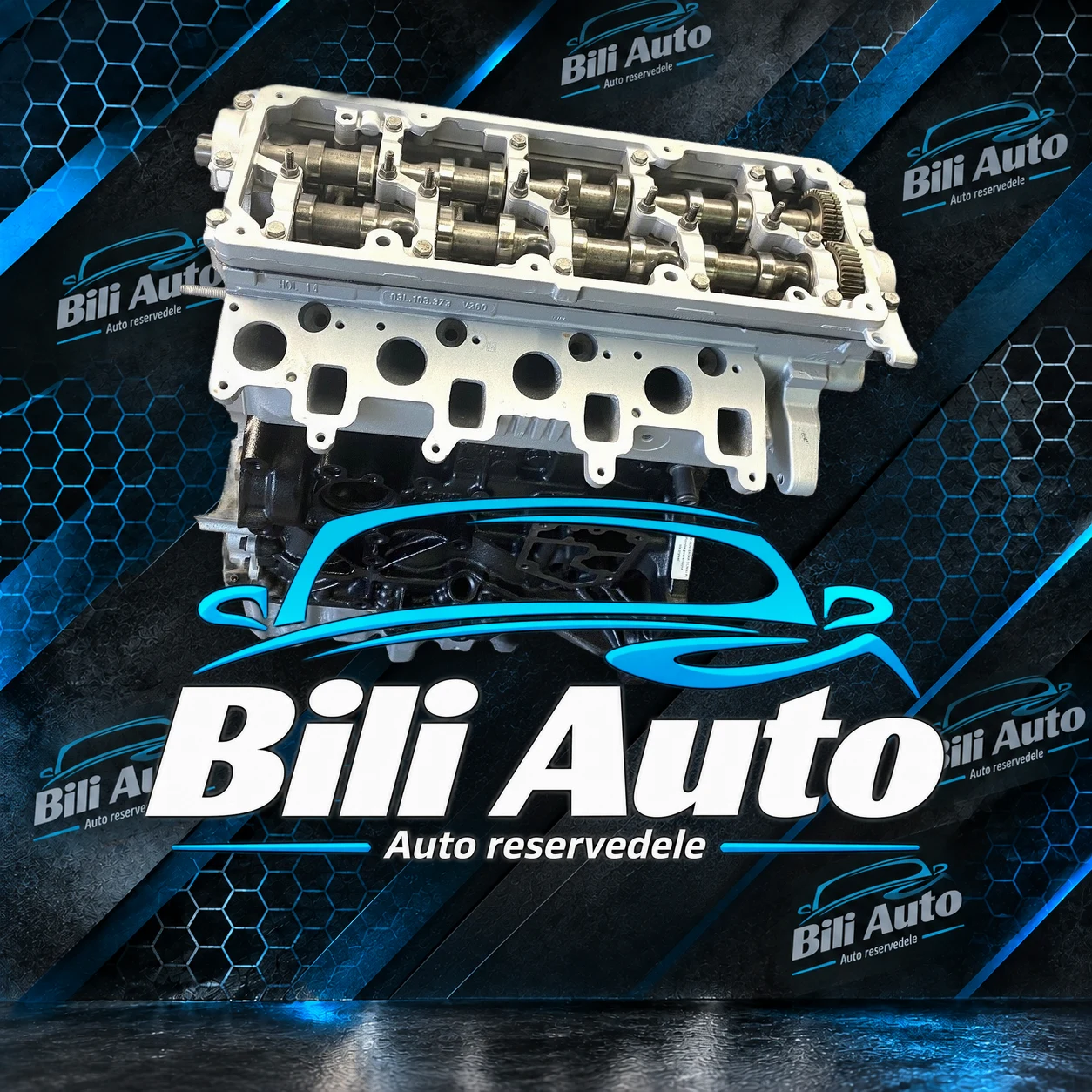 Vw / Audi CBA 2.0 CAG - renoveret motor (long block) - Billede 7