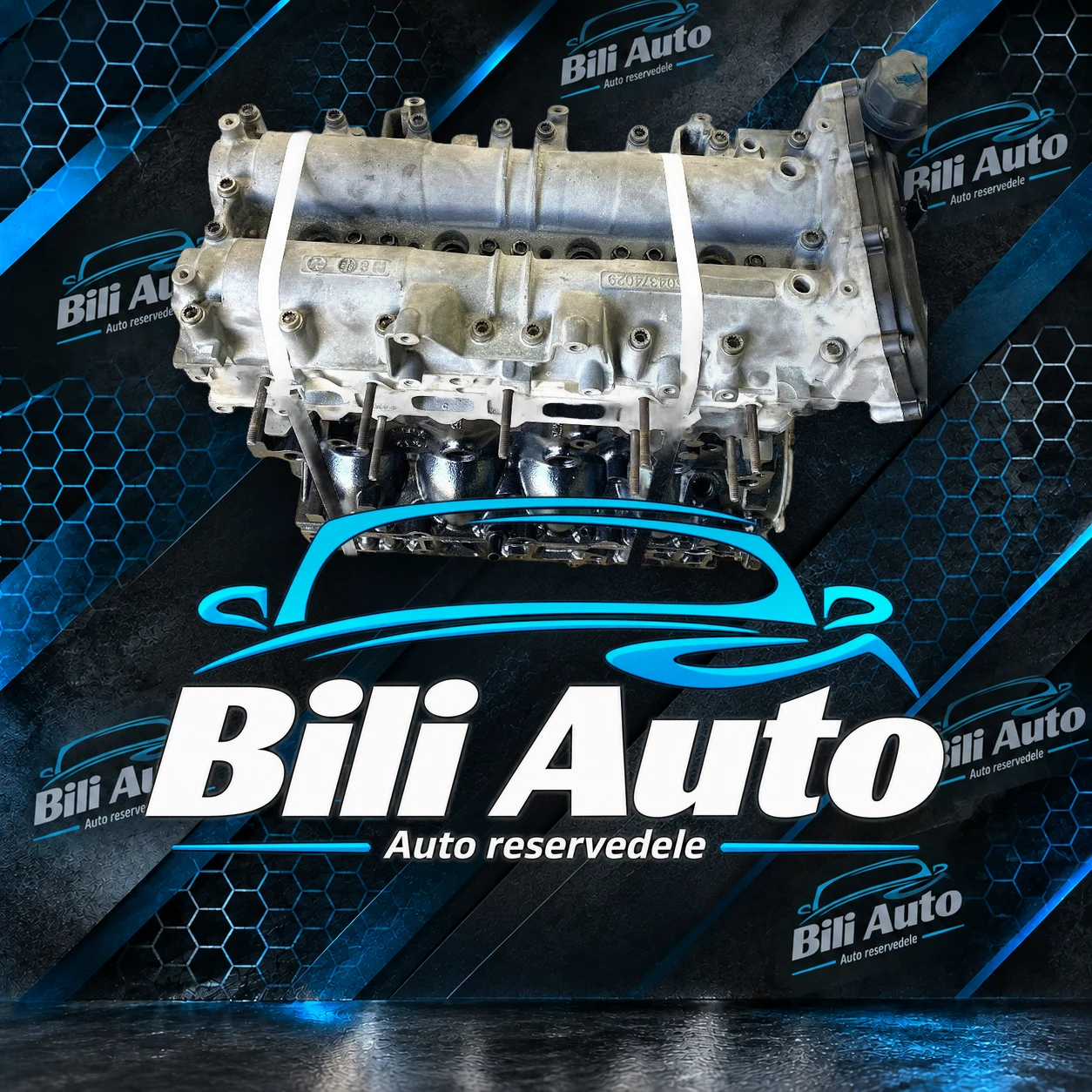 Iveco 3.0 F1CFL - renoveret motor (long block) - Billede 2