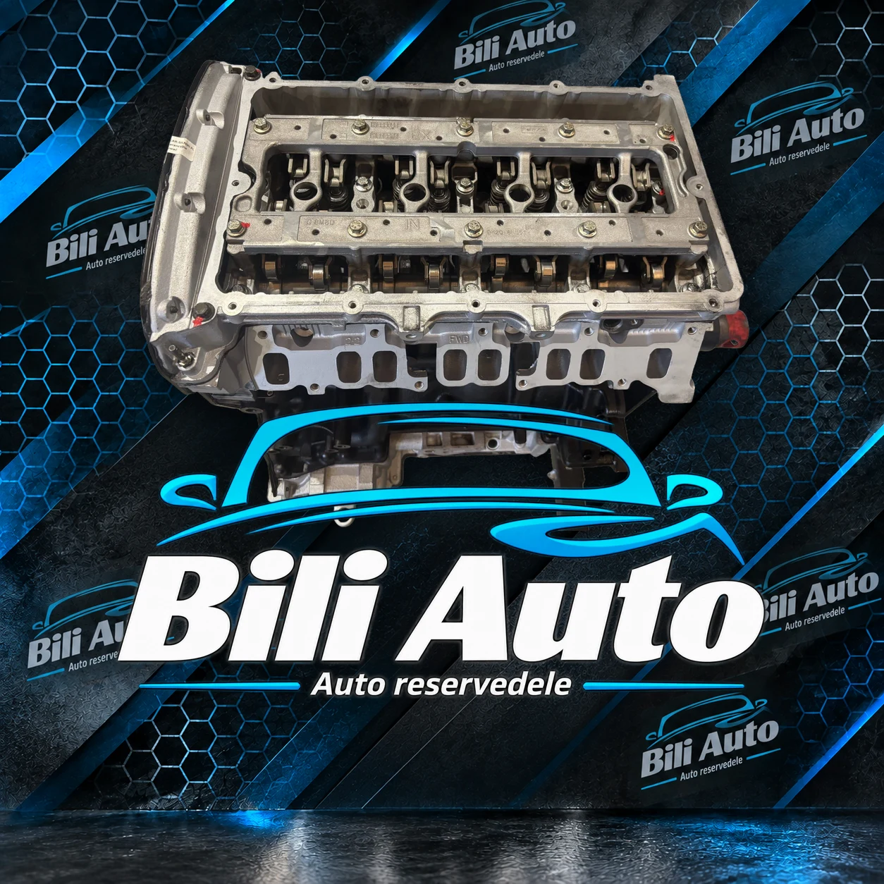Ford 2.2 TDCi RANGER GBVAJQ T22DD0P - renoveret motor (long block) - Billede 2