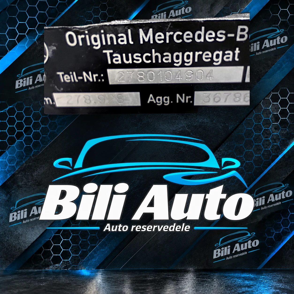 278922 MERCEDES-BENZ E Coupe/Cabrio (W207) 500/550 300kW - renoveret motor (long block) - Billede 6