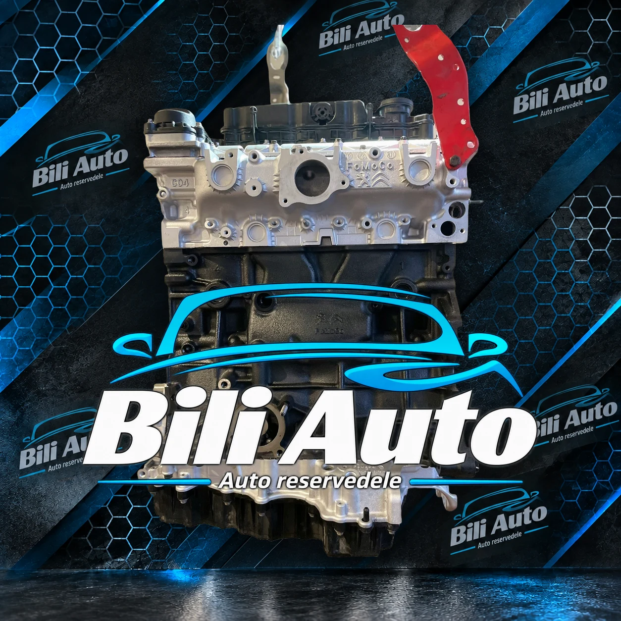 B71 CITROËN CITROEN C4 II (B71) 2.0 BlueHDi DW10FCD (AHX) 110kW - renoveret motor (long block) - Billede 5