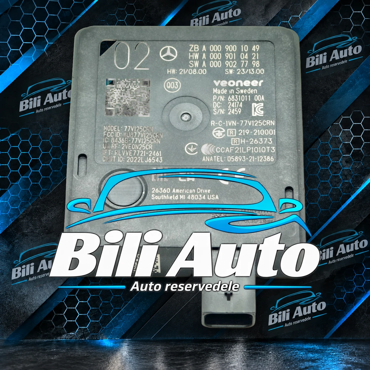 Radarsensor blindvinkel Mercedes A0009001049