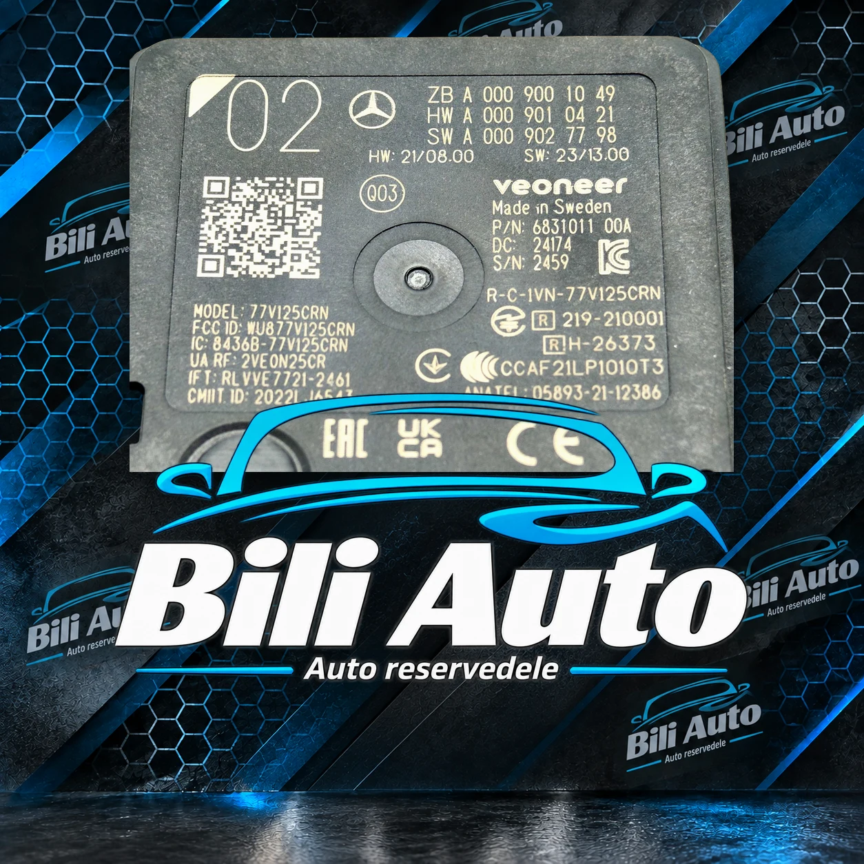 Radarsensor blindvinkel Mercedes A0009001049 - Billede 3