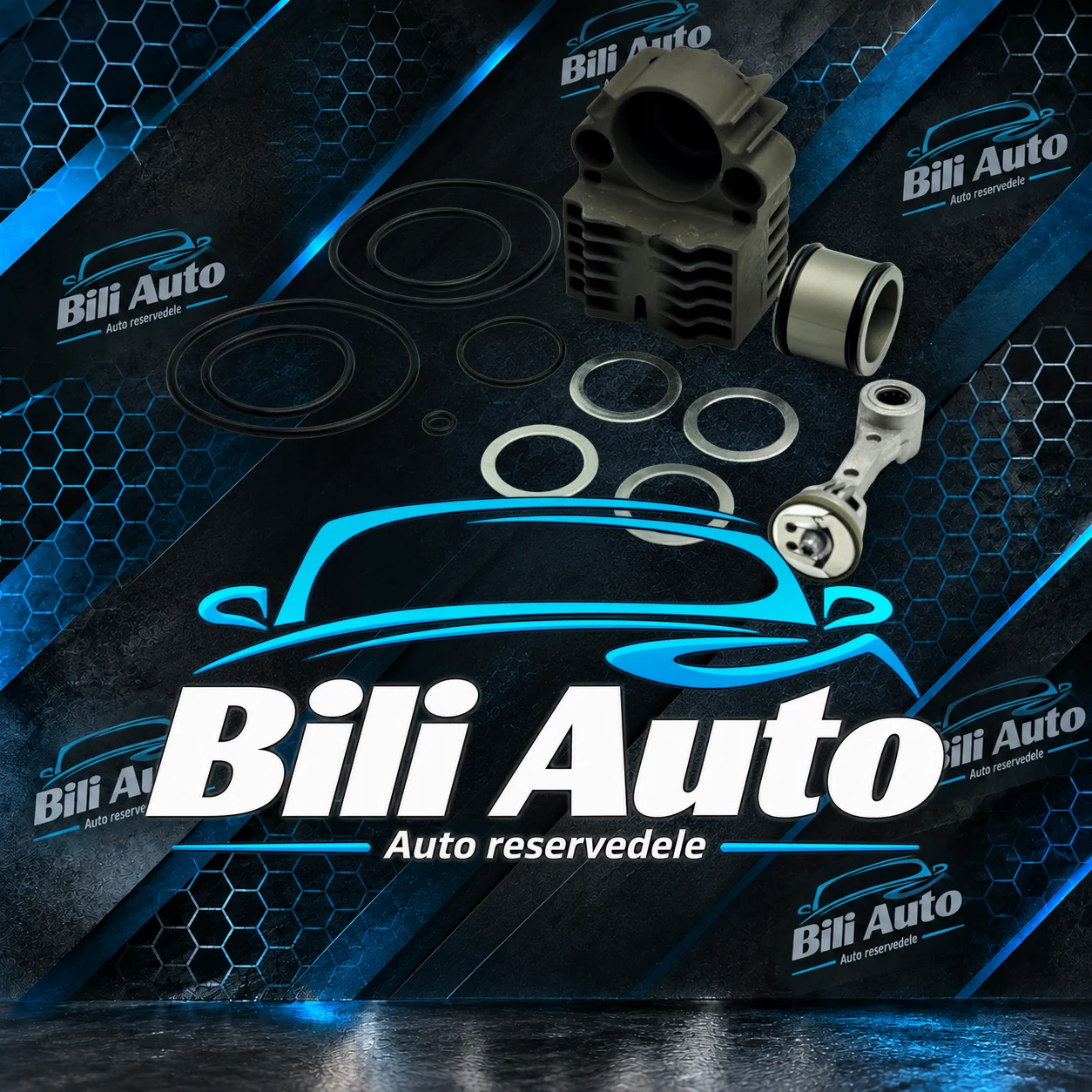 Reparationssæt luftkompressor Hyundai Genesis Equus - Billede 2