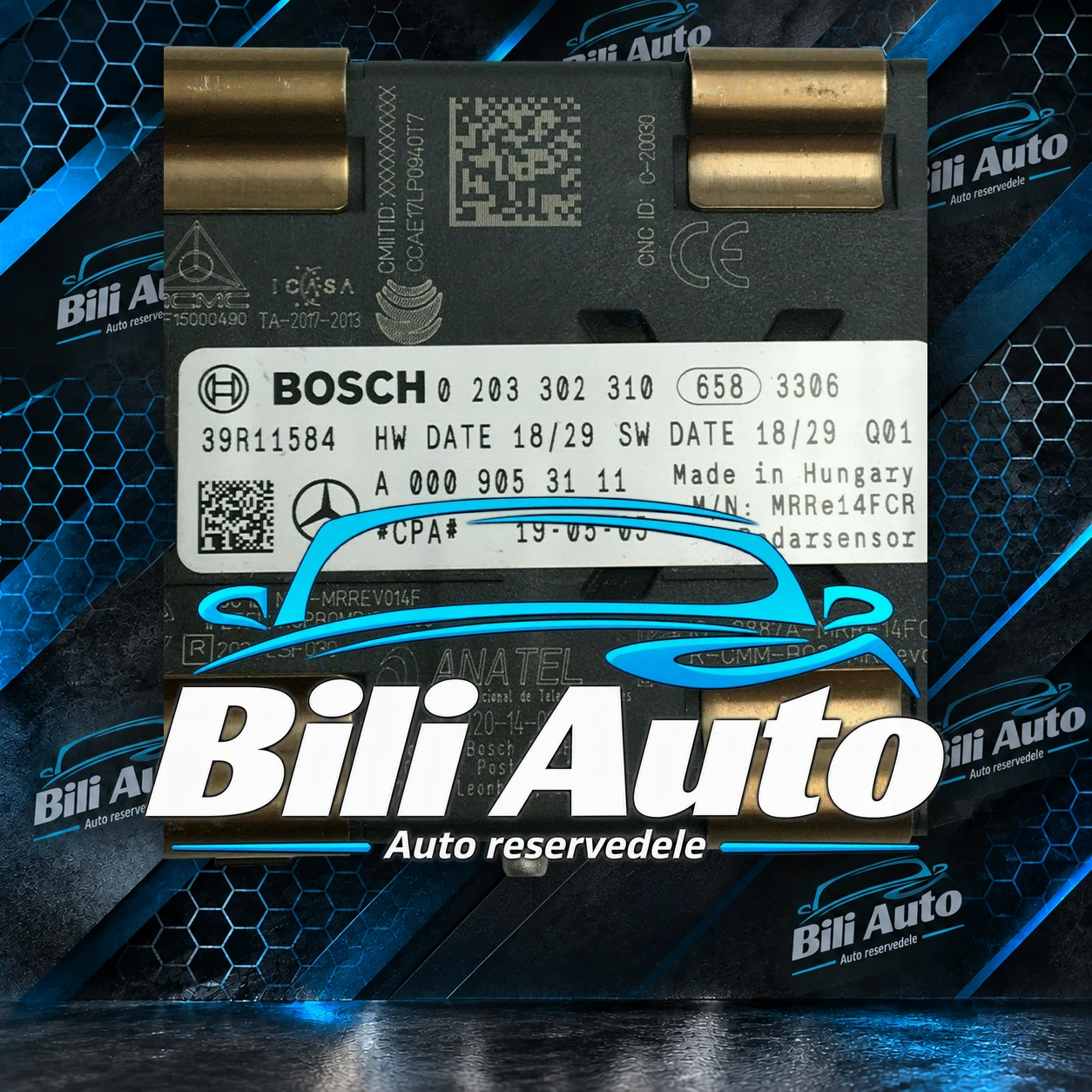 Radar Mercedes A0009053111 A0009052716 A0009056911 - Billede 2