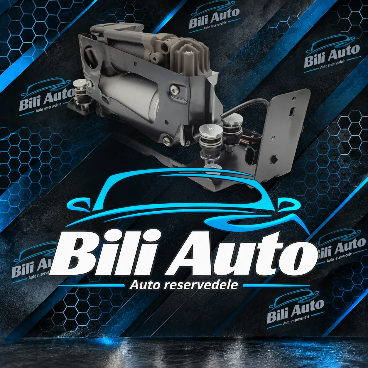 Kompressor med beslag BMW F10 F11 5-serie F01 F02 7-serie GT - Billede 2