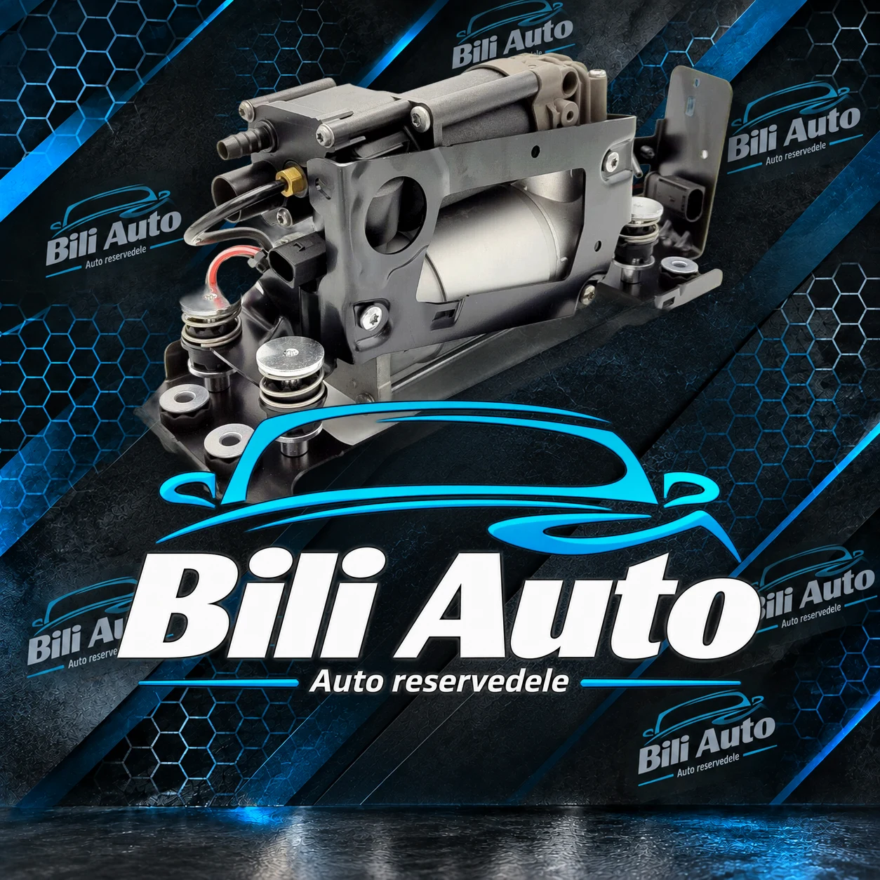 Kompressor med beslag BMW F10 F11 5-serie F01 F02 7-serie GT - Billede 3