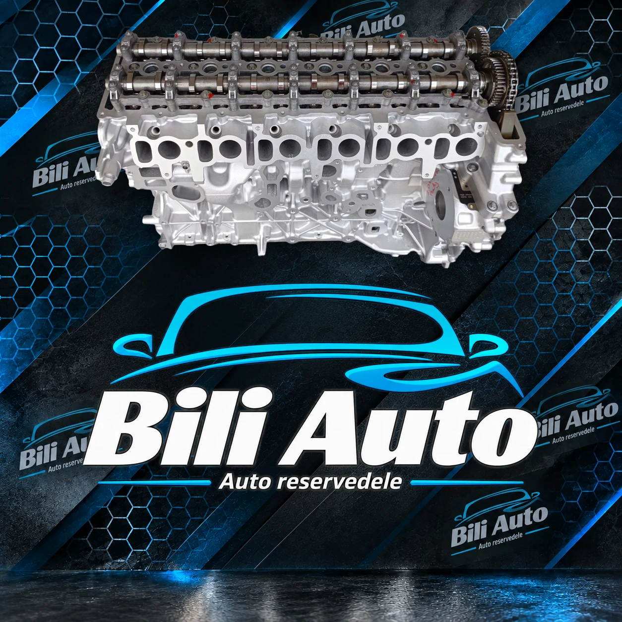 BMW 3.0 B57D30A - renoveret motor (long block) - Billede 2