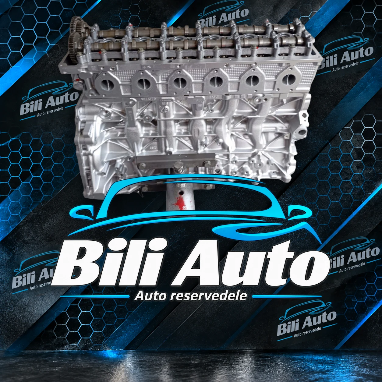 BMW 3.0 B57D30A - renoveret motor (long block) - Billede 3