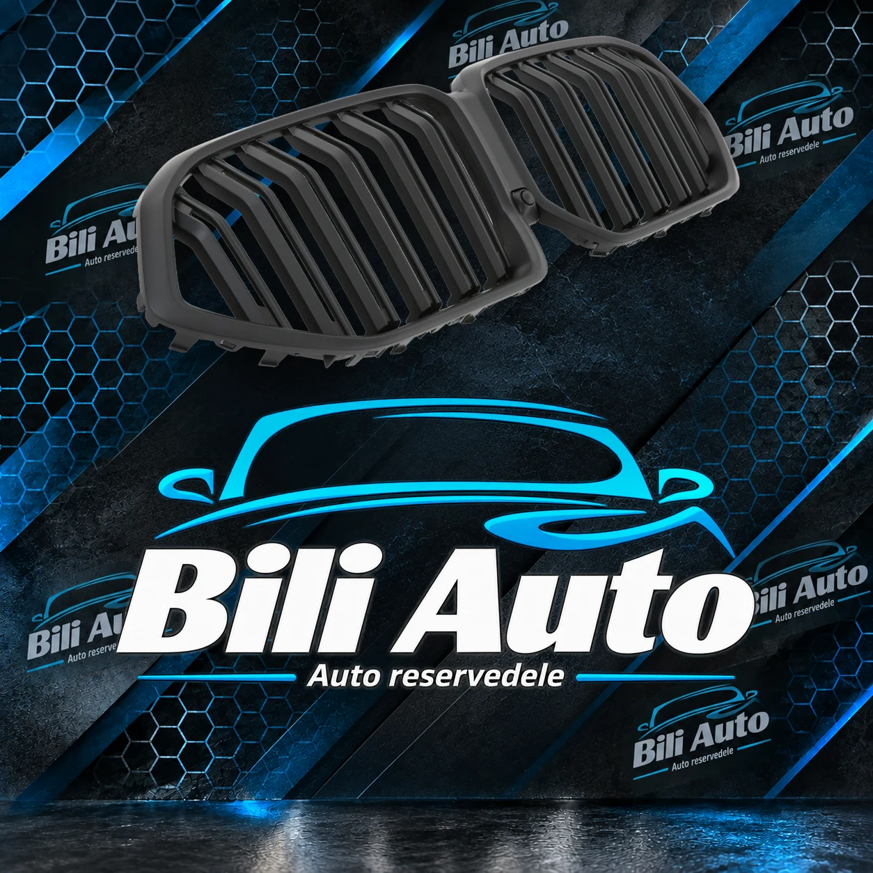 Grill nyrer BMW X6 G06 M CS mat sort - Billede 2
