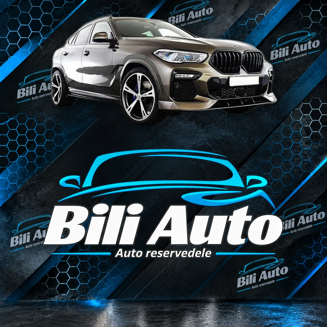 Grill nyrer BMW X6 G06 M CS mat sort - Billede 3