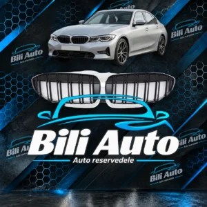 Grill nyrer BMW 3 G20 G21 2019-2022 krom sorte dobbelt lamel
