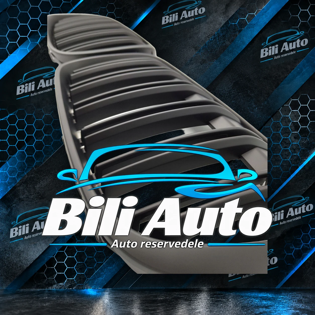 Grill nyrer BMW X1 F48 2015-2019 mat sort - Billede 4