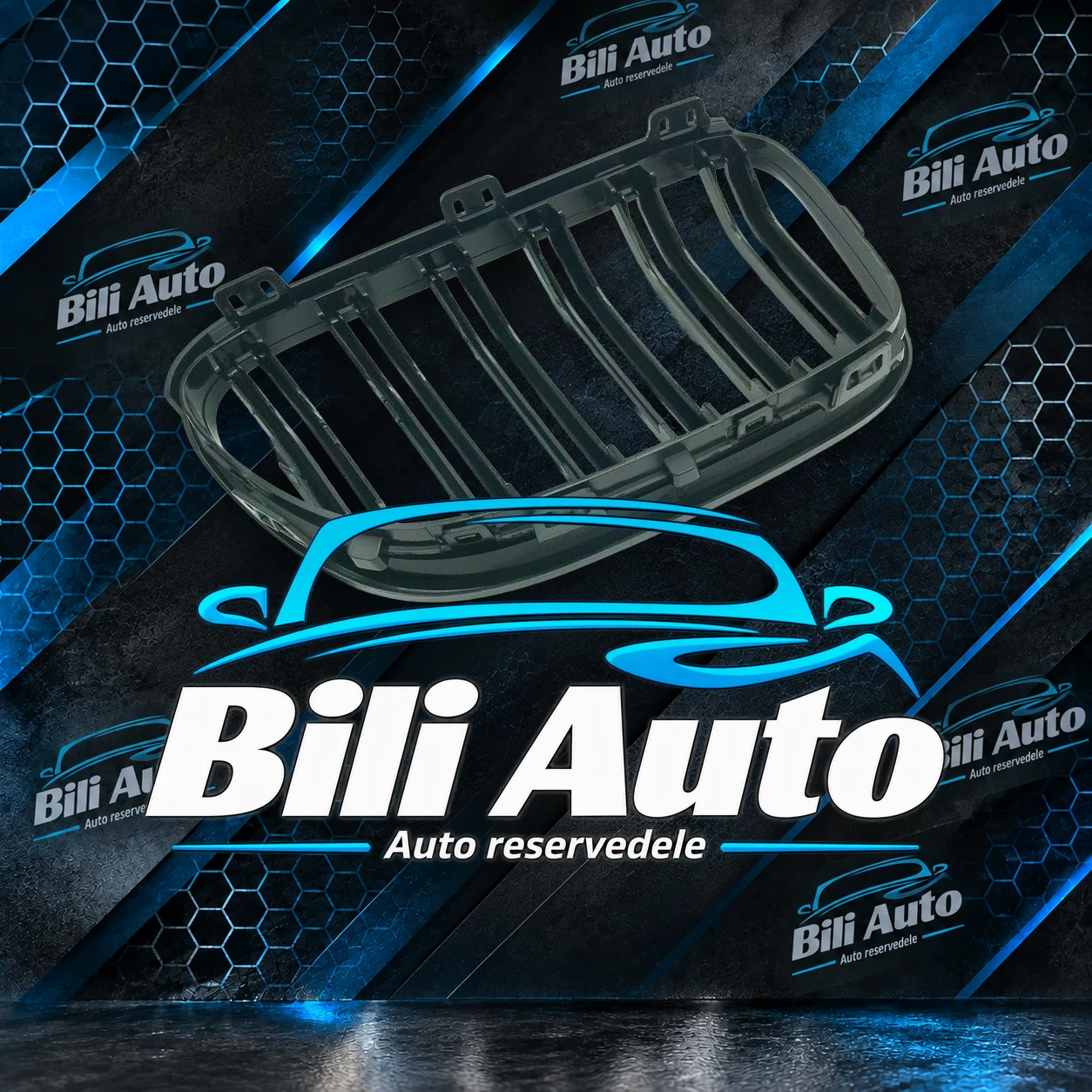 Grill nyrer BMW 3 Coupe E92 E93 facelift 2010-2013 sort blank - Billede 5