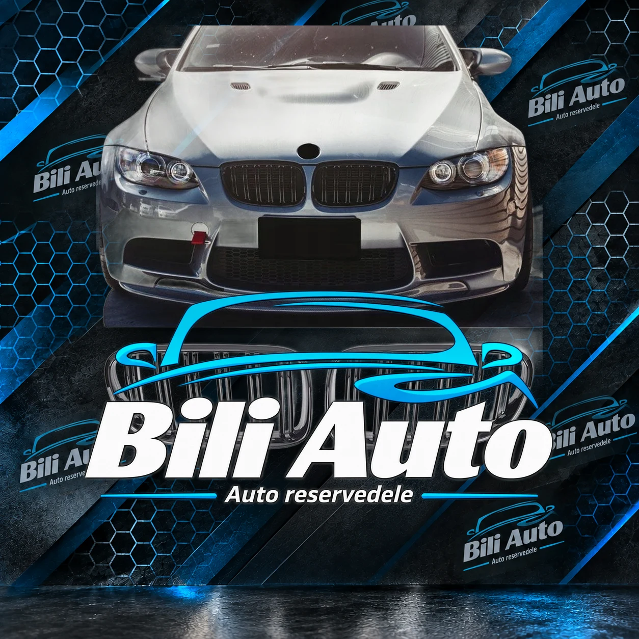 Grill nyrer BMW 3 Coupe E92 E93 facelift 2010-2013 sort blank - Billede 6