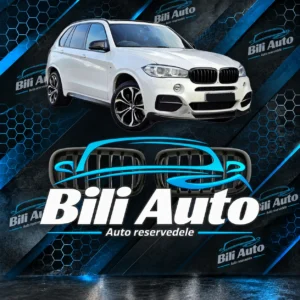 Grill nyrer BMW X5 F15 X6 F16 blank sort enkelt lamel
