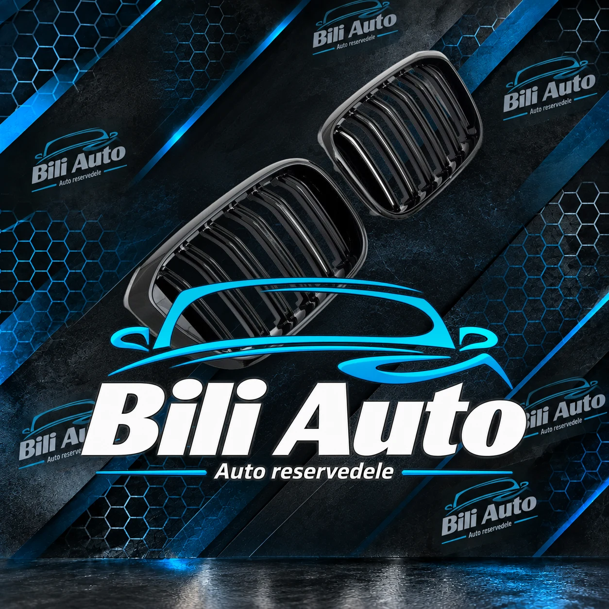 Grill nyrer BMW X3 G01 X4 G02 blank sort - Billede 2