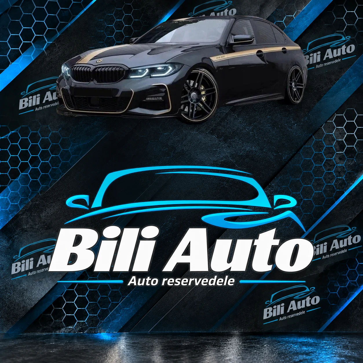 Grill nyrer BMW 3 G20 G21 M3 Performance dobbelt glossy sort - Billede 3