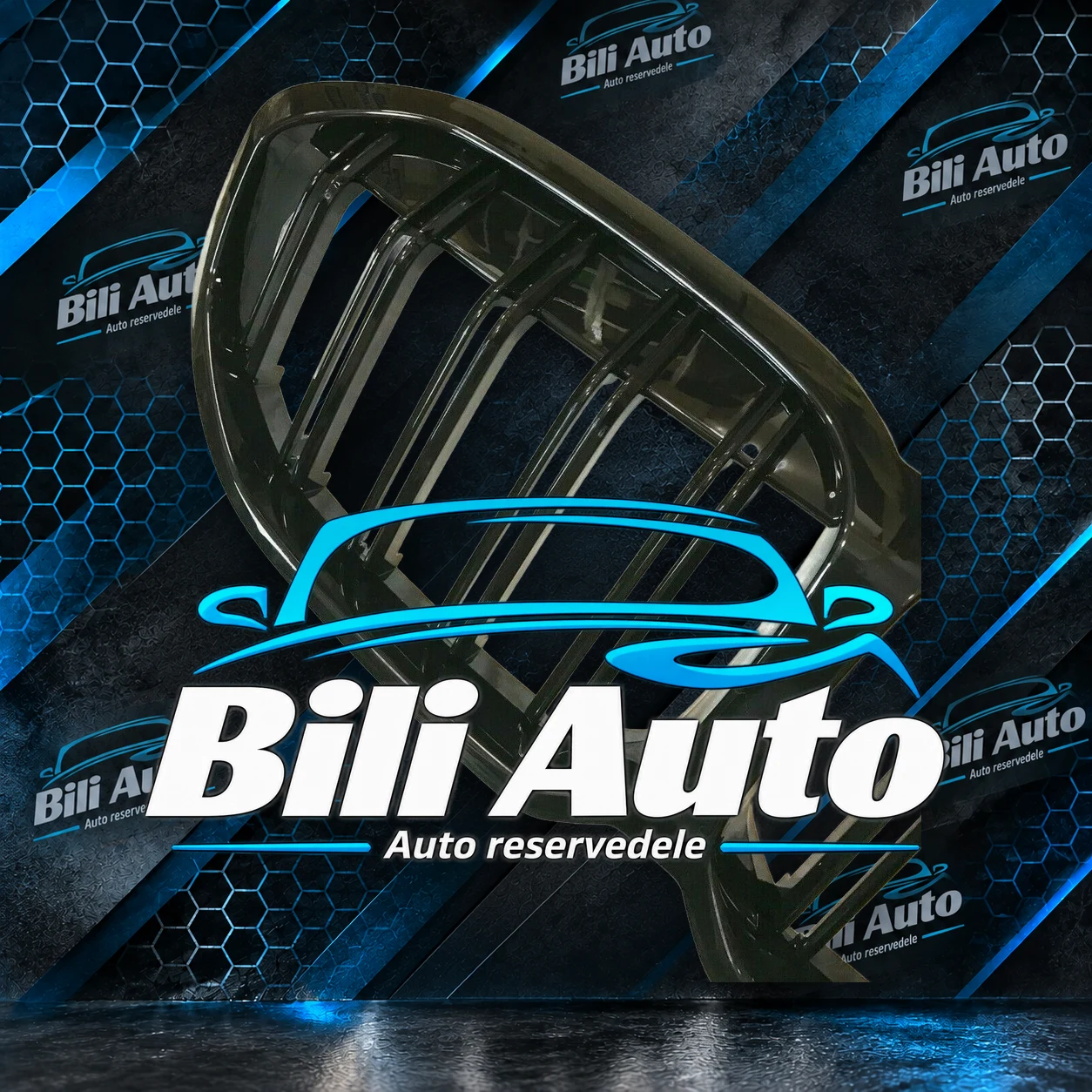 Grill nyrer BMW 1 F40 F41 blank sort - Billede 6