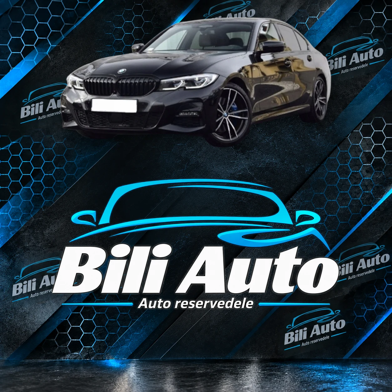 Grill nyrer BMW 3 G20 G21 blank sort - Billede 3