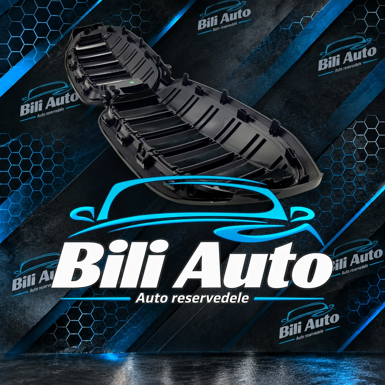 Grill nyrer BMW 3 G20 G21 blank sort - Billede 6