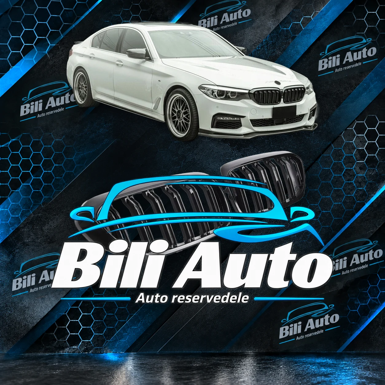 Grill nyrer BMW 5 G30 G31 M Performance