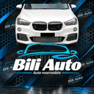 Grill nyrer BMW X1 F48 2015-2019 blank sort dobbelt lamel