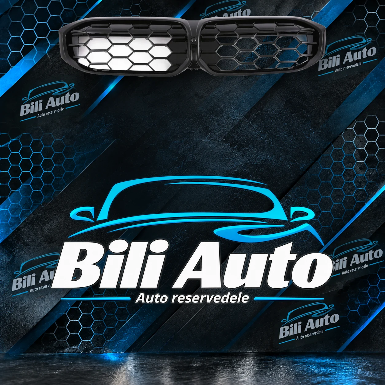 Grill nyrer BMW Serie 3 G20 G21 M Performance blank sort - Billede 3