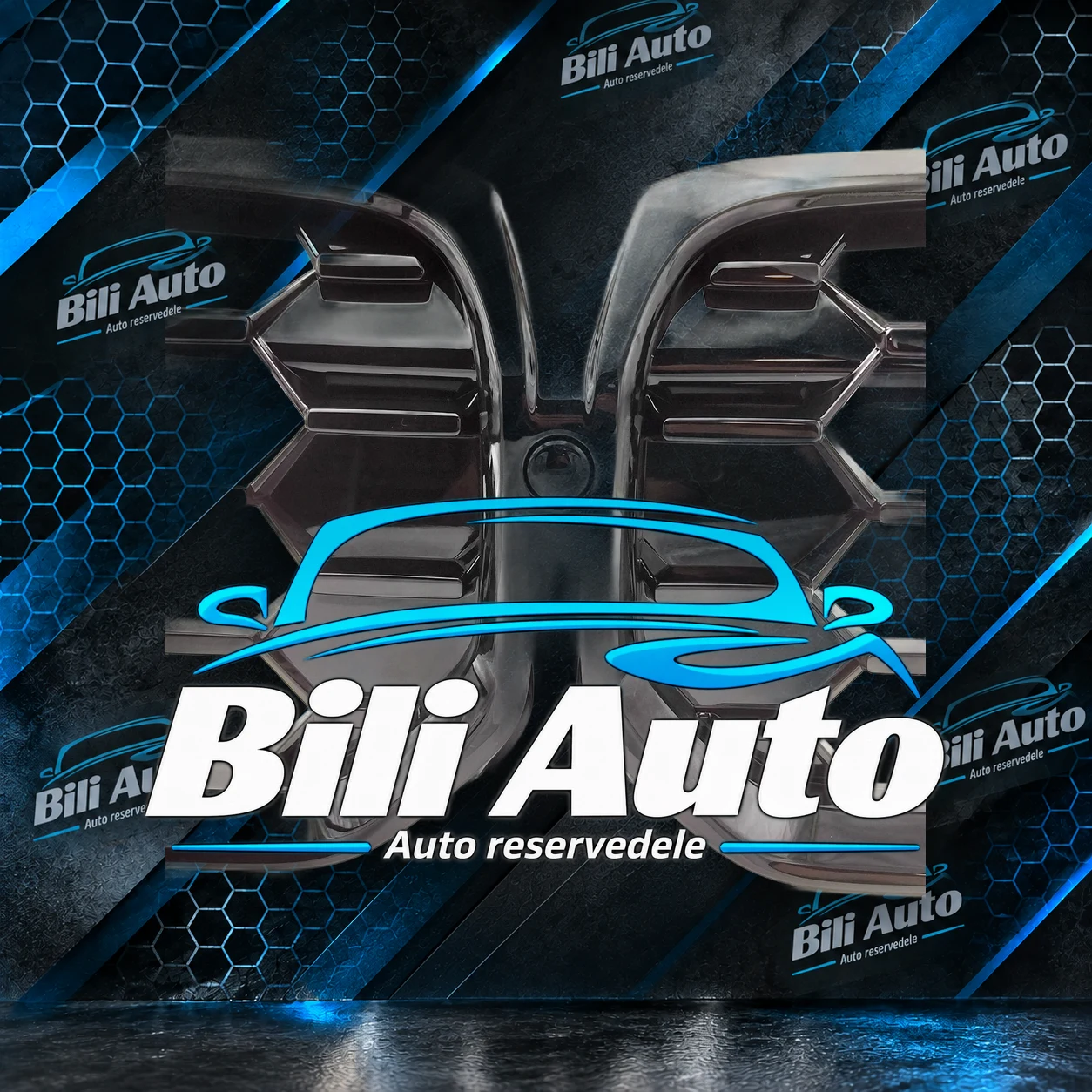 Grill nyrer BMW Serie 3 G20 G21 M Performance blank sort - Billede 5